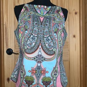 Dressy sleeveless top